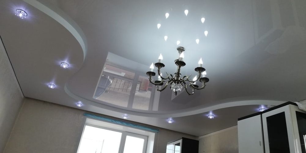 Натяжные потолки от 1000 тг