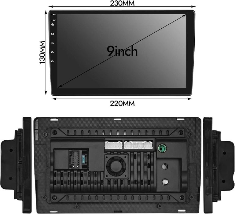 Мултимедия Навигазия за кола за автомобил Carplay Android Auto 2DIN
