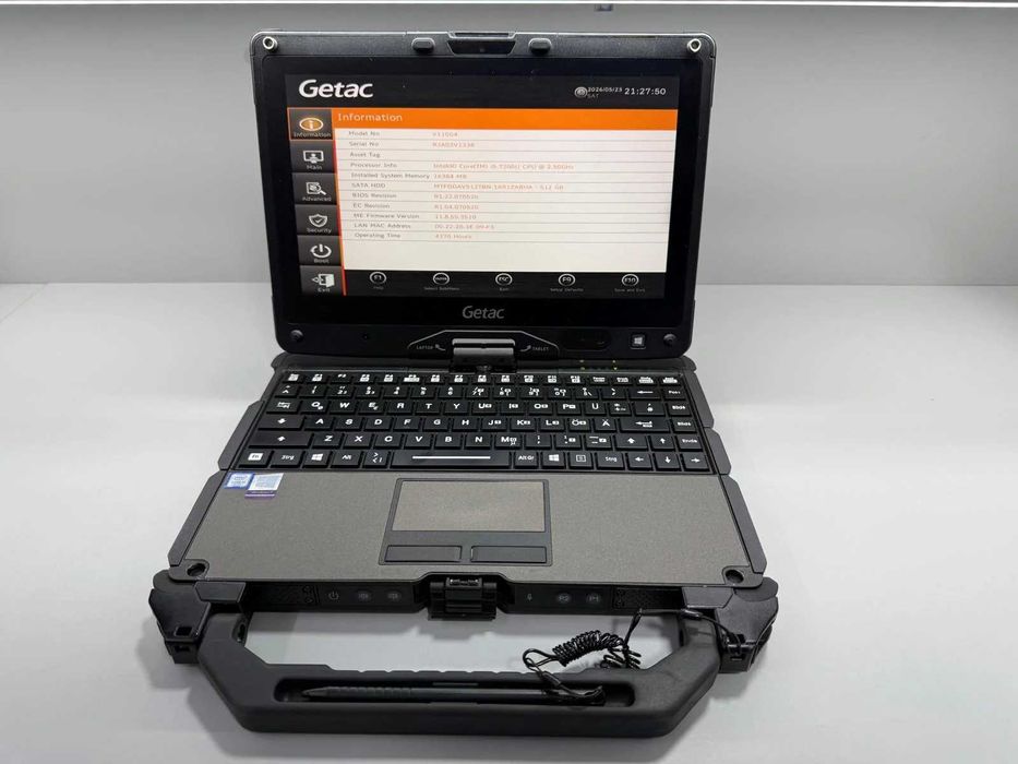 Laptop diagnoza auto GETAC v110 g4 Fully Rugged i5-7200U SSD 512Gb 16GB Ram SH