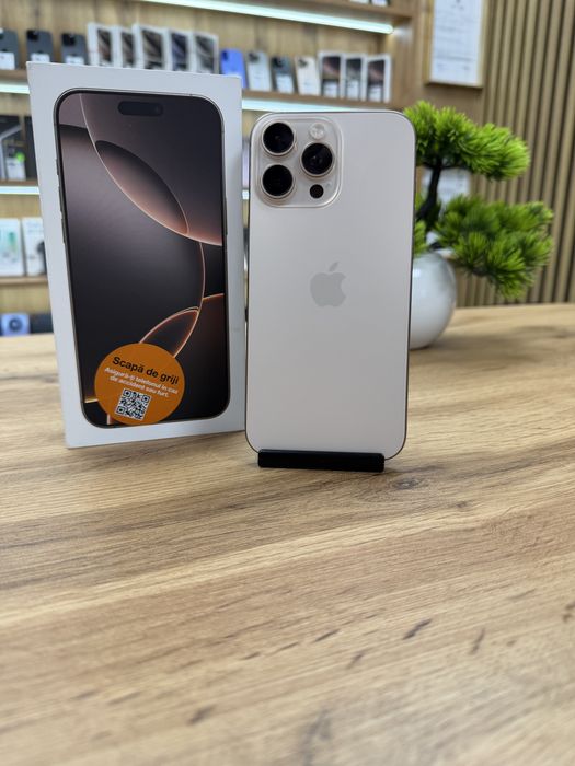 ‼️ iPhone 16 Pro Max Desert 256Gb -Sanatate bat.94% - Garantie 12 luni