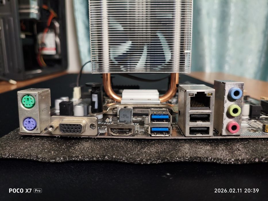 Комплект: Gigabyte H110 + Pentium G4560 + башенный кулер