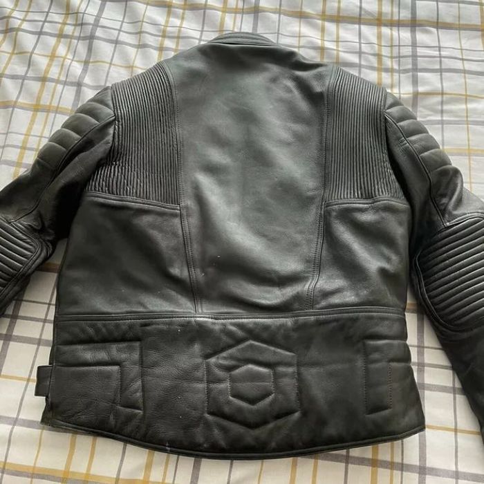 Мото яке JTS кожа кожено яке за мотор 58 обувки ботуши alpinestar 45