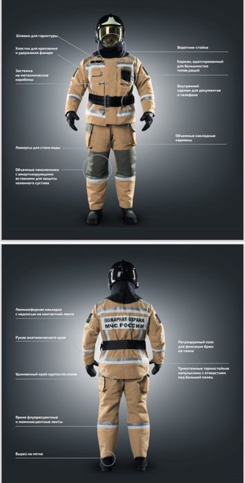 АКЦИЯ!!! БОП 4 Боевая Одежда Пожарного Цвет Песчаного бархана