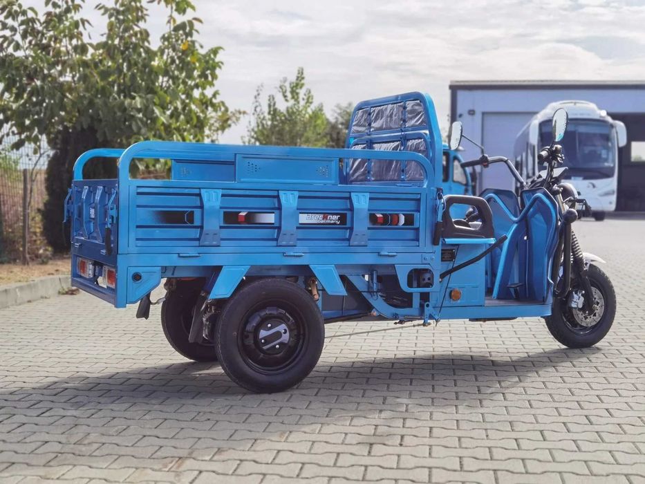 Triciclu electric fara cabina 3000W nou marca BRECKNER T Agramix NOU