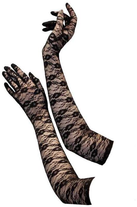 Женские длинные перчатки