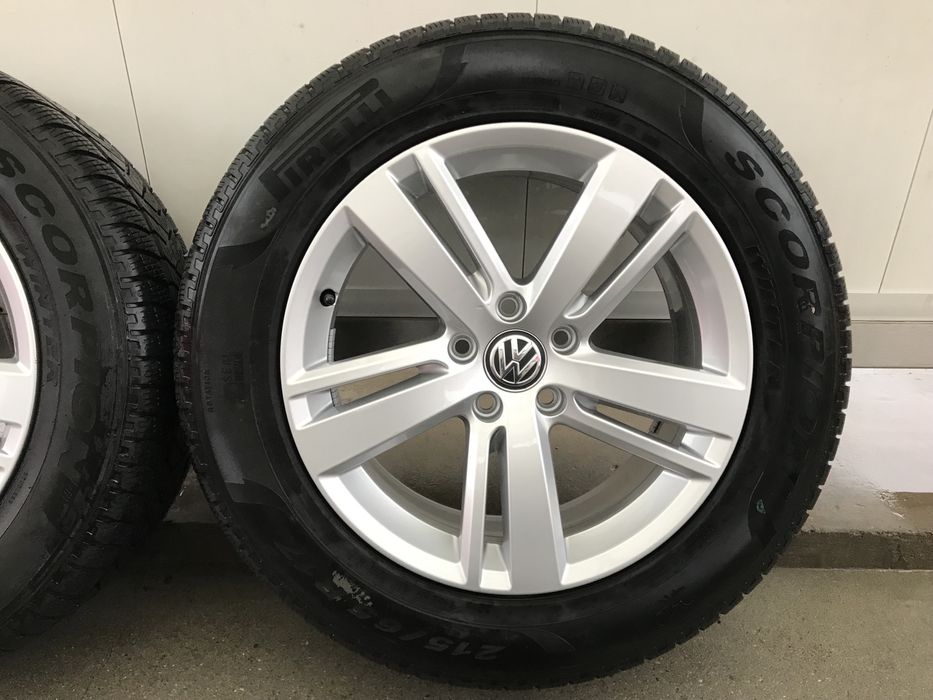 Jante Roți 17 VW Tiguan Seat Tarraco Skoda Kodiaq Anvelope 215 65 R17