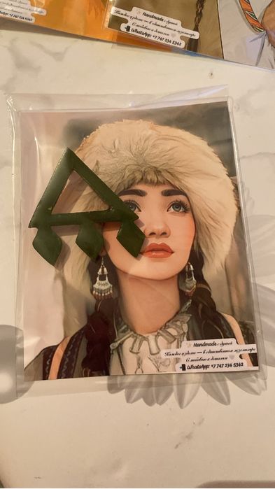 Этно брошь на заказ