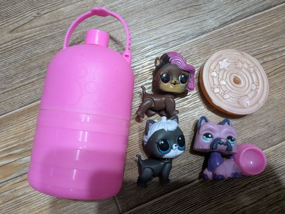 Питомцы 3шт с аксессуарами