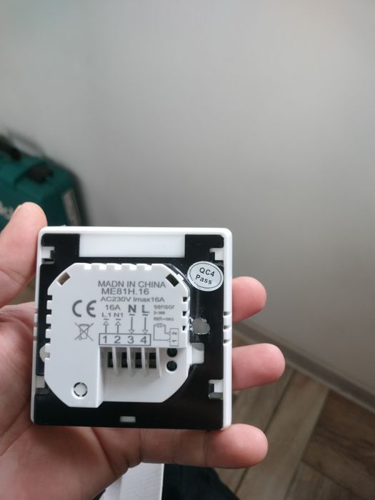 Termostat inteligent cu touch 16A