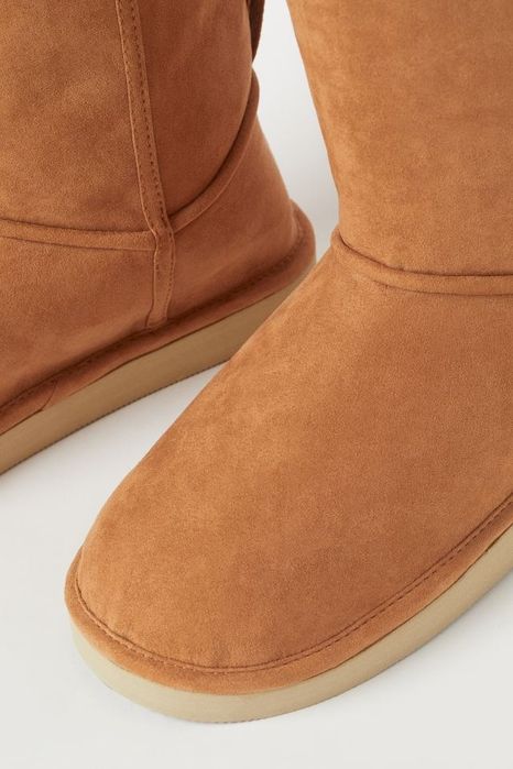 высокие теплые угги h&m 35 размер camel ДОСТАВКИ НЕТ ниже себестоимост