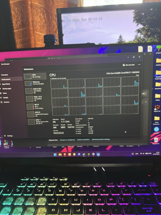 ГЕЙМЪРСКИ ЛАПТОП БАРТЕР Asus rog strix g16 gaming лаптоп rtx 4060 i7 13650hx