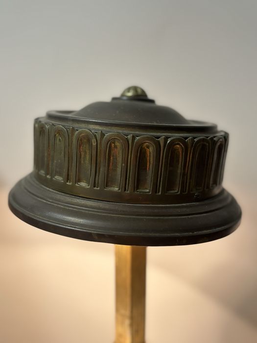 Veioza bronz Art Deco interbelica