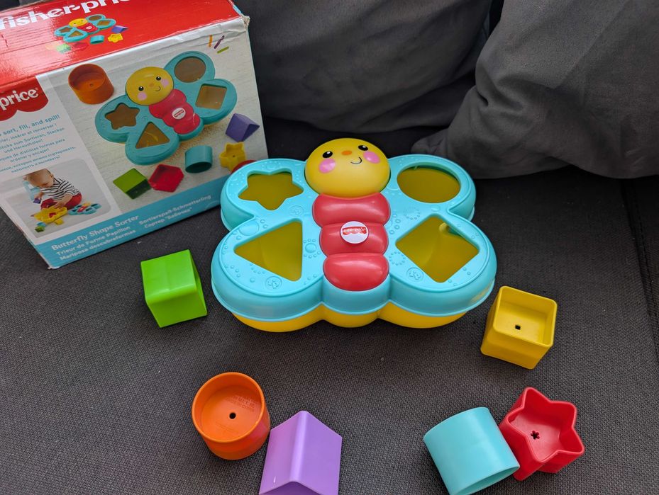 Fisher Price сортер с подарък играчка за бутане
