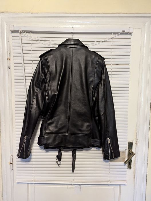 Geaca Piele Naturala Zara Barbati M 40