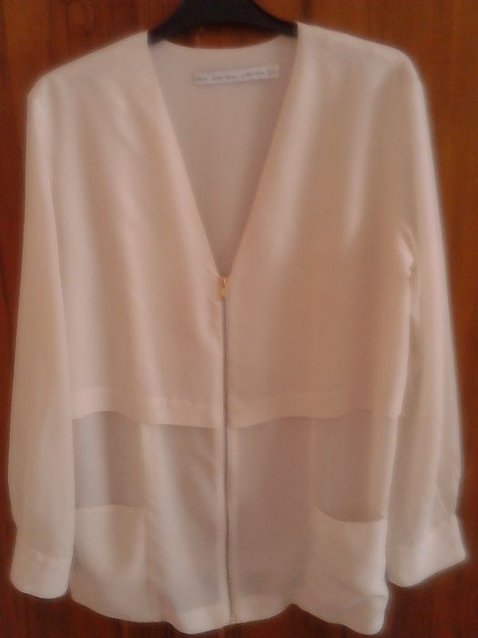 Bluza Other stories, matase, mar 38-40/M, noua, ivoire, eleganta