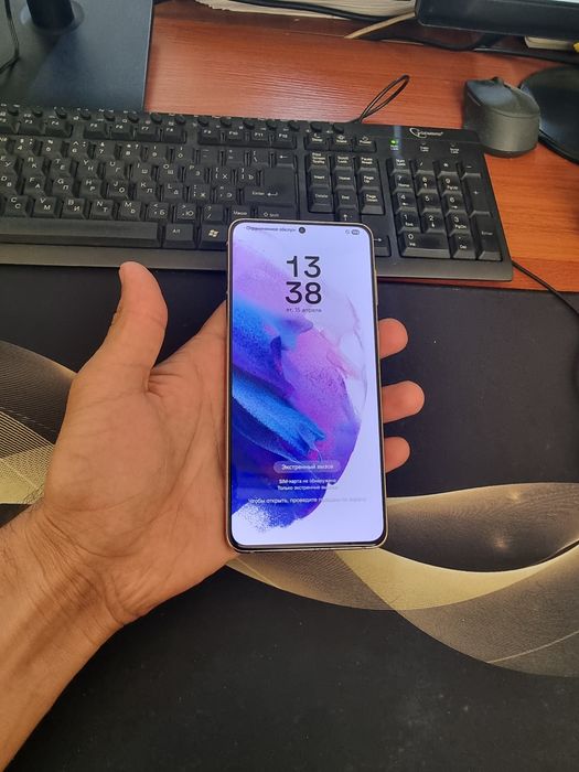 Samsung S21+ 5G 8/256gb ideal ochilmagan usta kurmagan aybi yuq