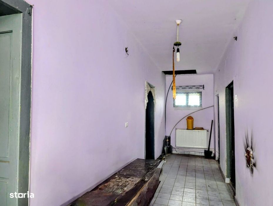 Hala de productie + casa de locuit, cu teren generos - in Hodis, comun