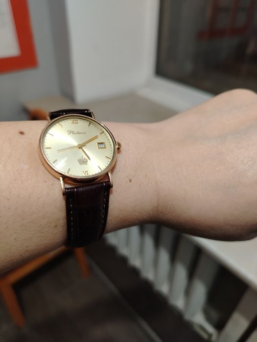 Часы платинум золотые