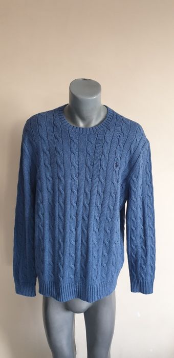 POLO Ralph Lauren Cable Cotton / Knit  XL НОВО! ОРИГИНАЛ! Мъжки Пулове