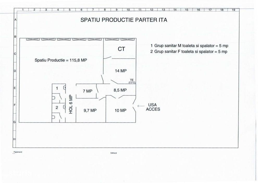 Spatiu Depozitare / Productie / Birouri - Metrou Costin Georgian - Par
