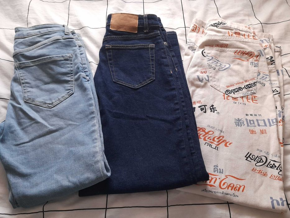 Дамски дънки и тениски