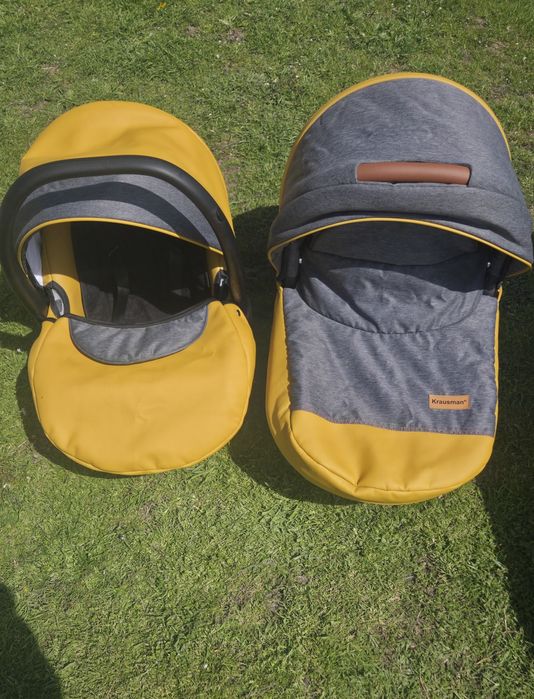 Cărucior 3 in 1 krausman nexxo yellow