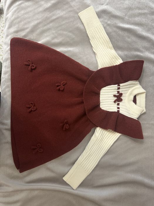 Теплое    платье