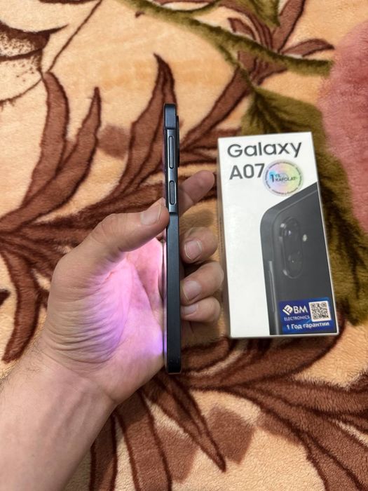 Samsung Galaxy A07 8/128GB Black 2025 Igravoy Karobka Holati Yaxshi