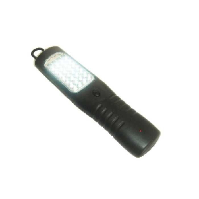 Работна LED Лампа 4517 с 32 Диода – Зареждане на 220V и 12V, Кука, Магнит и 3 Режима на Светене за Гараж, Автомобил, Дом, Къмпинг и Риболов