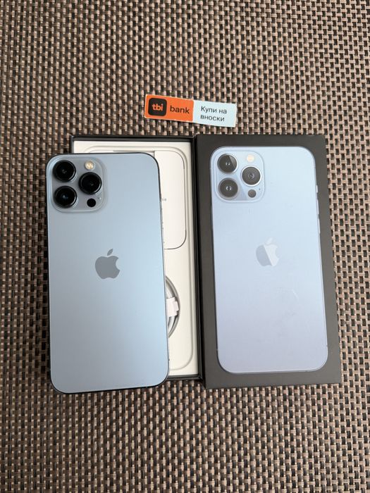 100% БАТЕРИЯ! 256Gb*ЛИЗИНГ*/ iPhone 13 Pro Max Sierra Blue