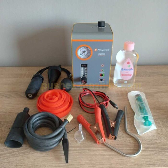 Машина за пушек  | Диагностика и откриване на течове с въздух и дим