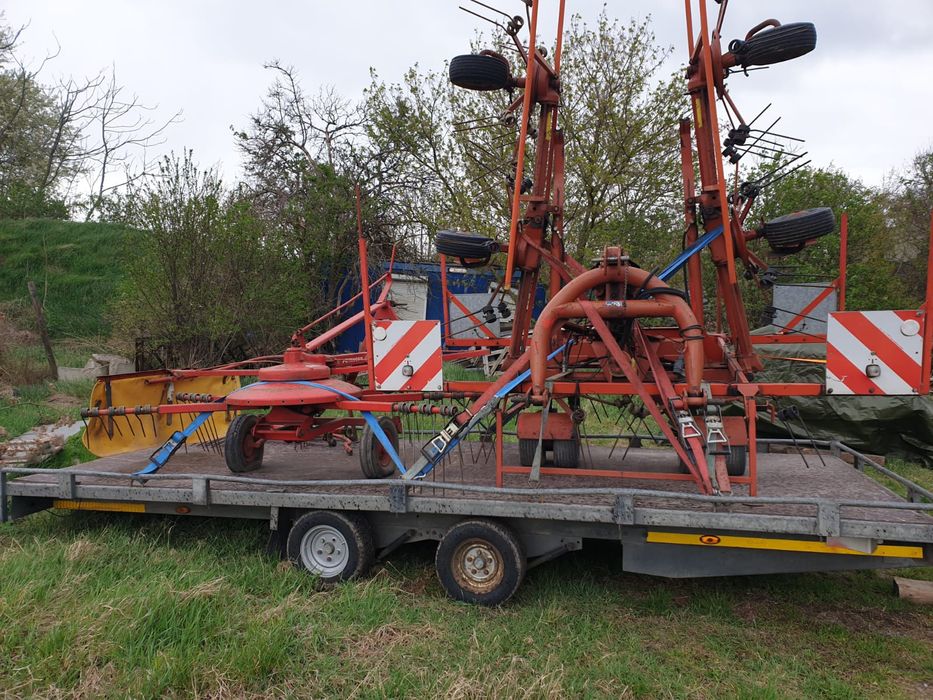 Grebla împrăștiat fanul Kuhn 6,4m latime / Piruetă pentru împrăștiat Kuhn