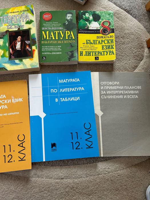 Помагала и учебници за матура по БЕЛ 12 клас
