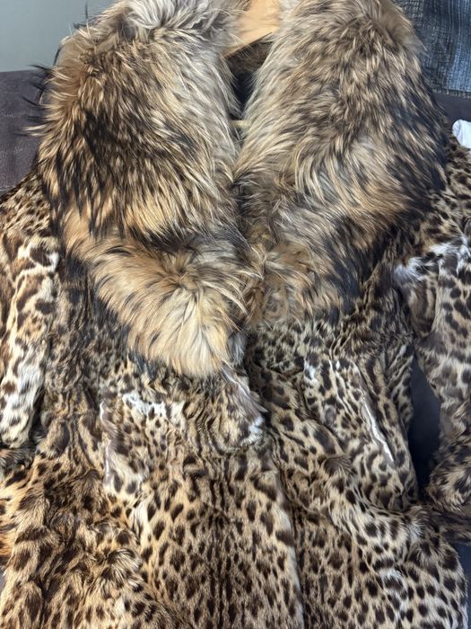 Продам леопардовую шубу