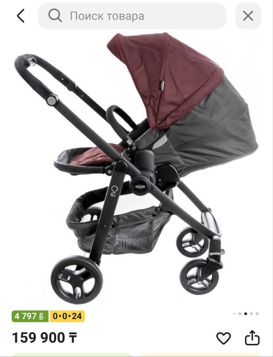 Коляска детская прогулочная Graco EvO (США)