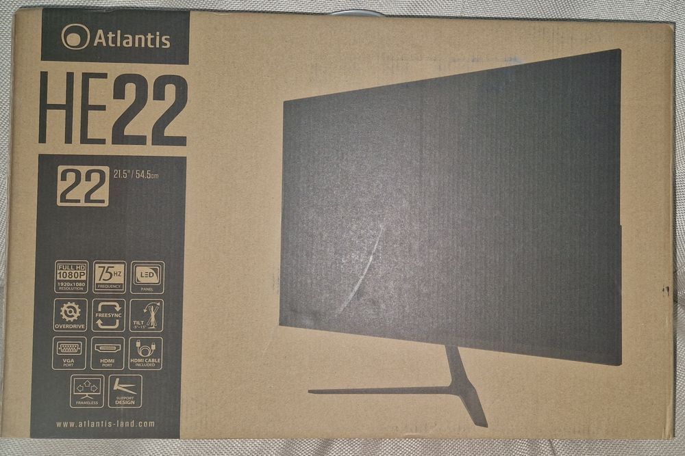 Sigilat !Monitor Atlantis 22"  ( 21,5"/54.5cm )