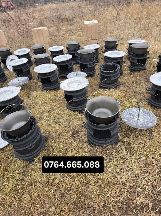 Disc gratar 50cm cu oala