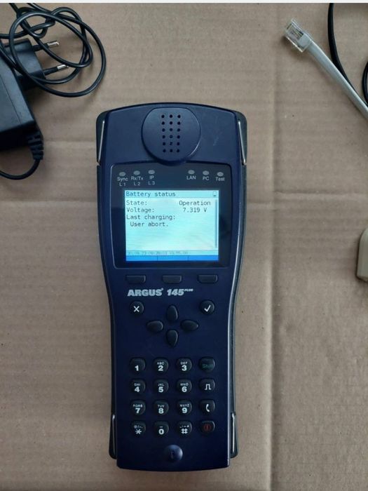 TDR Reflectometru cooper Argus 145 PLUS
ADSL DSL internet rj45 cat