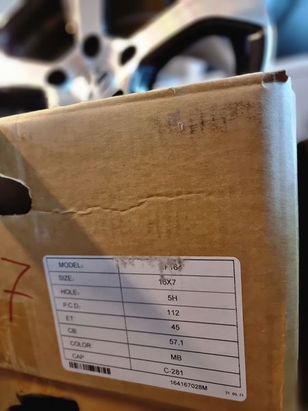 16цола Volkswagen Фолксваген Vw 5x112 4бр