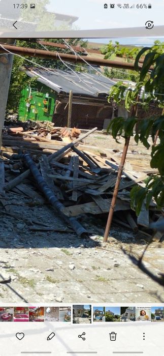 Продавам дървен материал от покрив