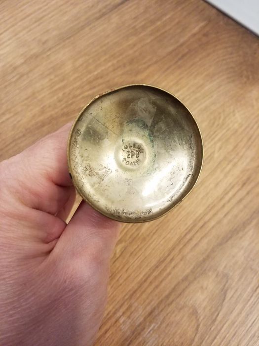 Set 4 pahare din alamă Toledo-Spania.