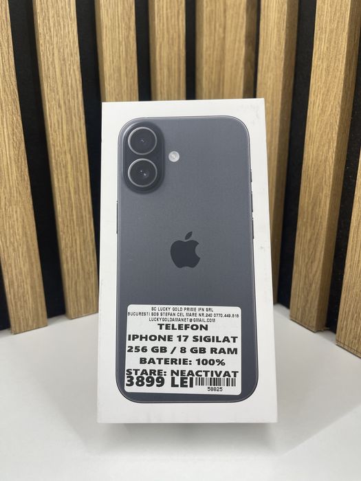 Iphone 17 Sigilat / 256Gb 8GB Ram / FACTURA/GARANTIE #58825