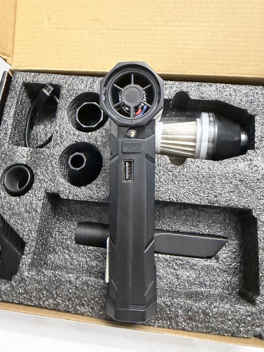 Преносима USB духалка/прахосмукачка с функция Power Bank