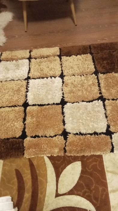 Covor pufos, dreptungiular