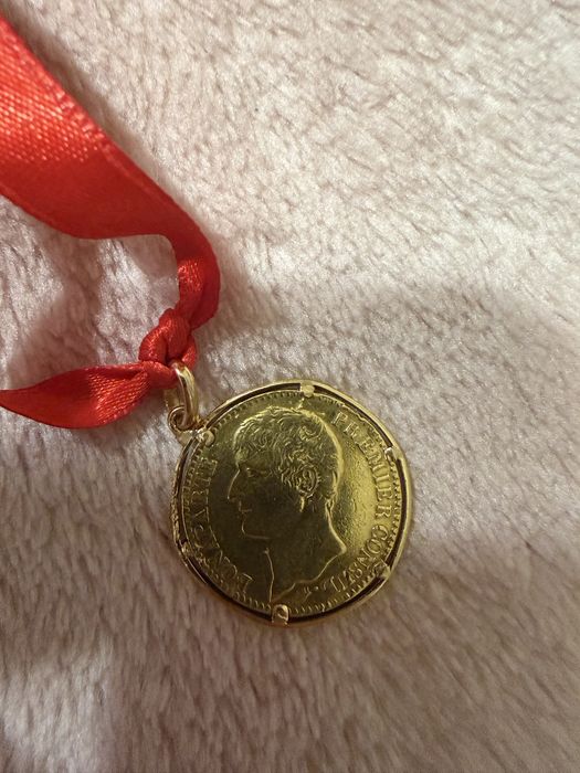 Златна Монета  40 Френски Франка Наполеон 1