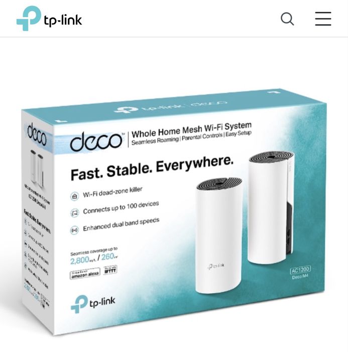 Mesh Wi-Fi система Deco M4R Ver: 3.0