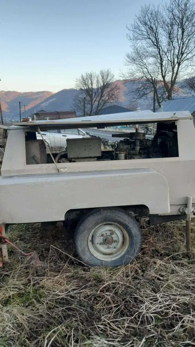 Ggenerator diesel, montat pe șasiu remorcabil (trailer)