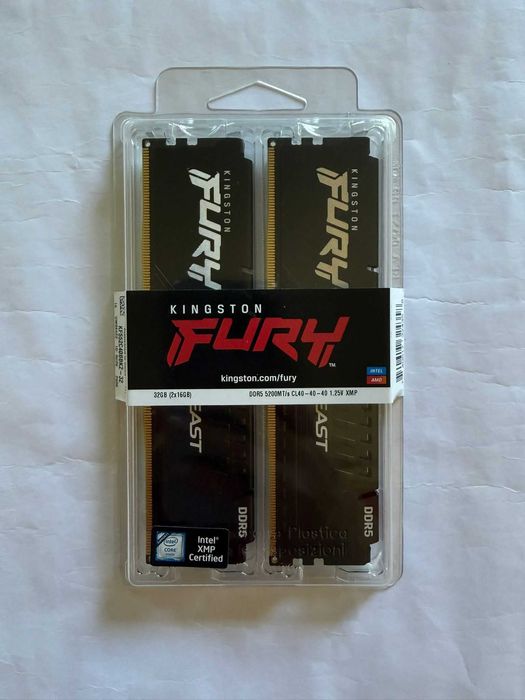 Memorie Ram Kingston Fury KIT 32 Gb DDR5 ! SIGILATI + Garantie