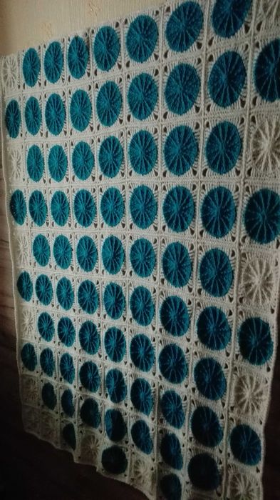 Плед, ручная работа