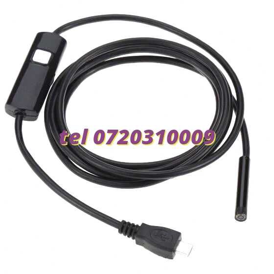 Camera Video Endoscop Inspectie Android - Usb , 6 Iluminare Led Ir , Subacvatica , Hd720 Pentru Iluminare Si Montaj Pe Echipamente Compatibile